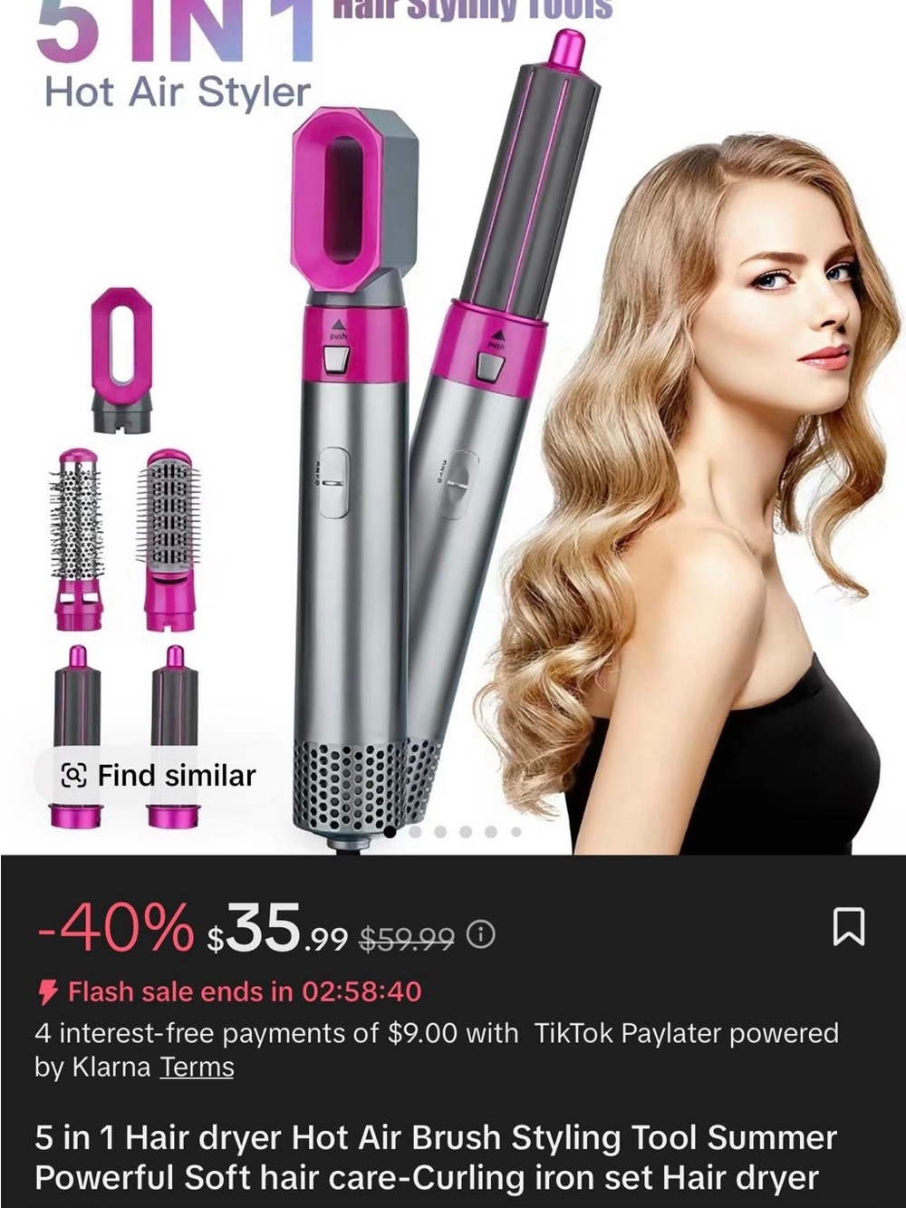 5-in-1 Hot Air Styler Brush